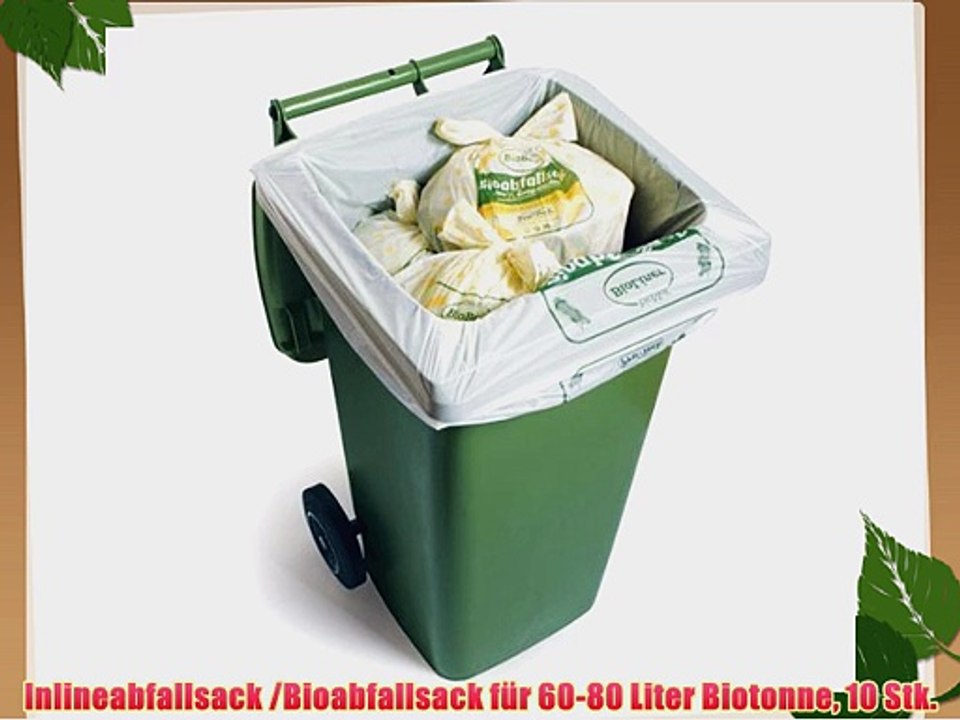Inlineabfallsack /Bioabfallsack f?r 60-80 Liter Biotonne 10 Stk.