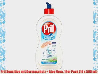 Pril Sensitive mit Dermaschutz   Aloe Vera 14er Pack (14 x 500 ml)