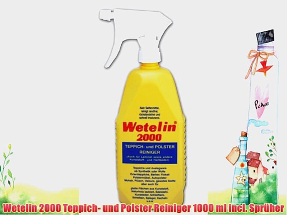 Wetelin 2000 Teppich- und Polster Reiniger 1000 ml incl. Spr?her