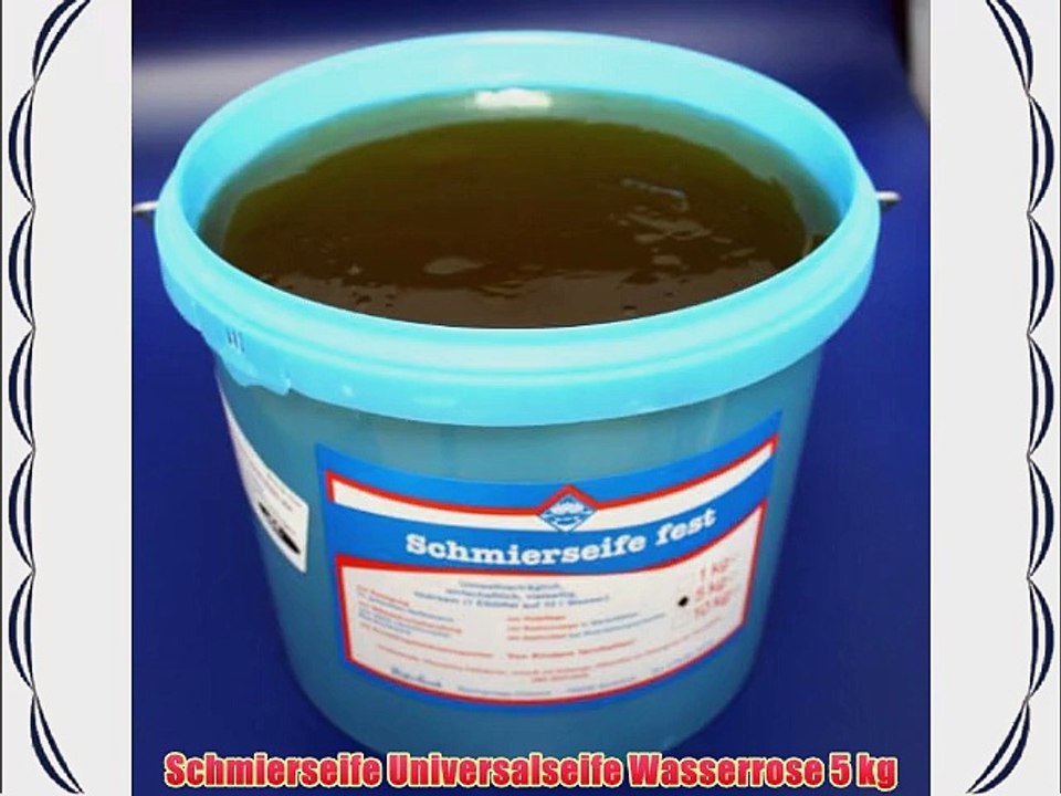 5 kg SCHMIERSEIFE GOLDSCHMIERSEIFE GELB FEST UNIVERSAL WASSERROSE MADE IN GERMANY