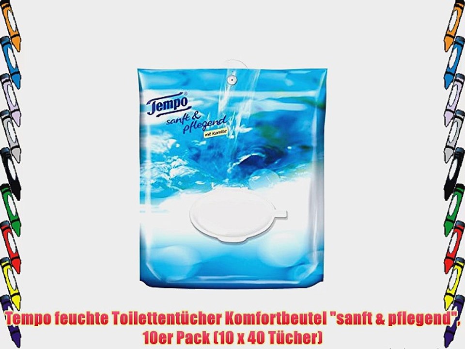 Tempo feuchte Toilettent?cher Komfortbeutel sanft