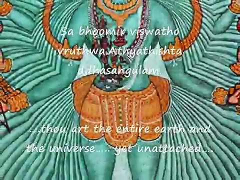 Purusha Suktam - the Source of all - know the essence of the Vedas