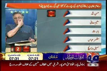 Hasan Nisar Bashed Media on Reham Khan's fake degree news