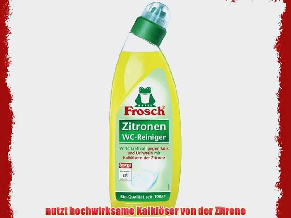 Frosch Zitronen WC Reiniger 10er Pack (10 x 750 ml)