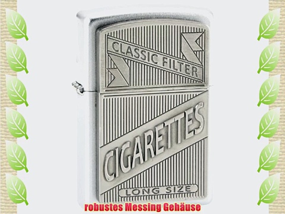 Zippo 2001302 Feuerzeug 205 Cigarettes Trick Emblem
