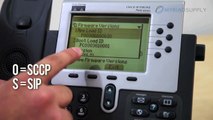 How to convert Cisco CP-7960G VoIP Phone to SIP and back to SCCP