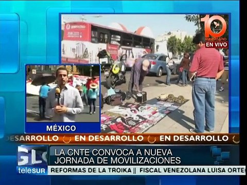 Profesores de México marchan contra la Reforma Educativa