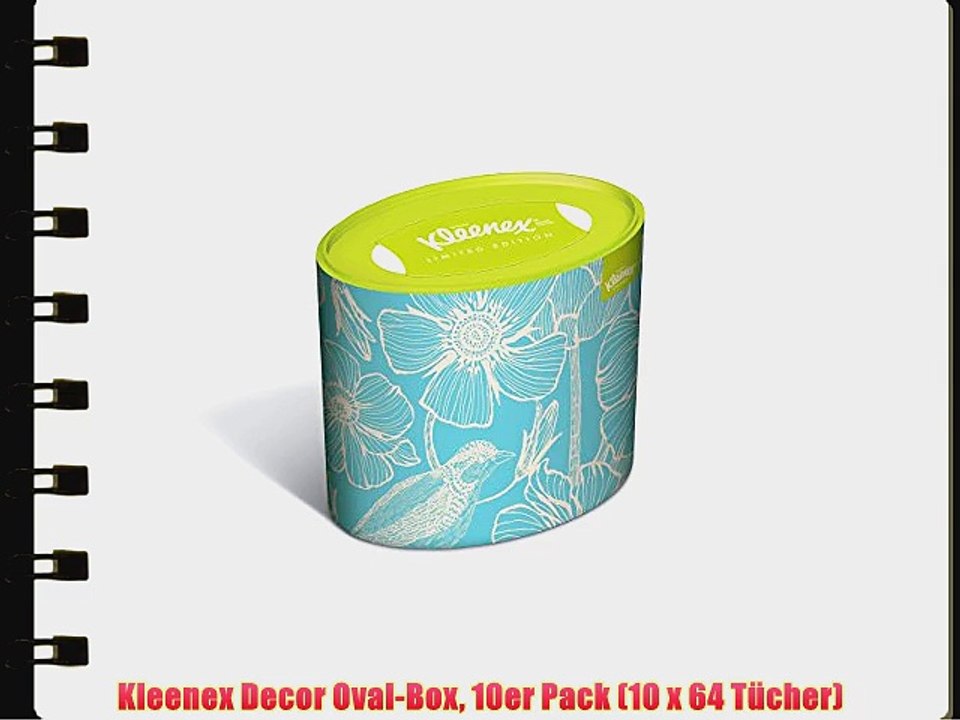Kleenex Decor Oval-Box 10er Pack (10 x 64 T?cher)