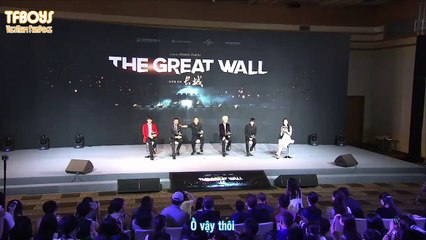 [Vietsub] PV Vương Tuấn Khải - Họp báo phim Trường Thành