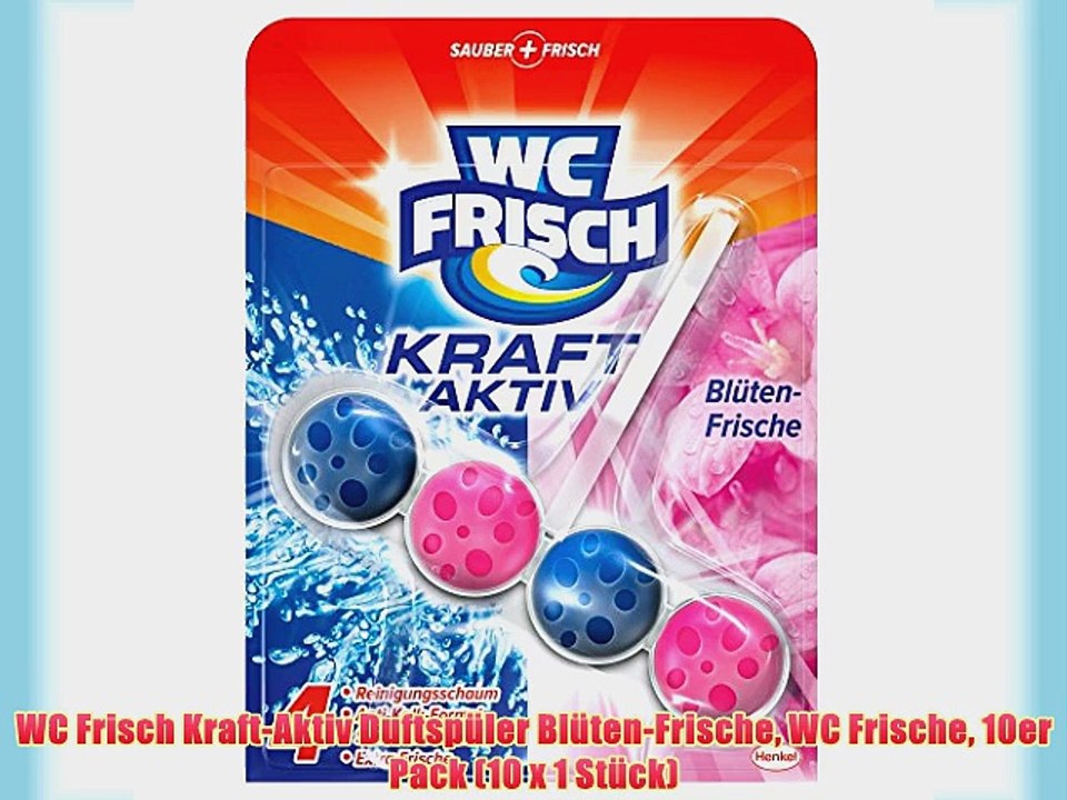 WC Frisch Kraft-Aktiv Duftsp?ler Bl?ten-Frische WC Frische 10er Pack (10 x 1 St?ck)