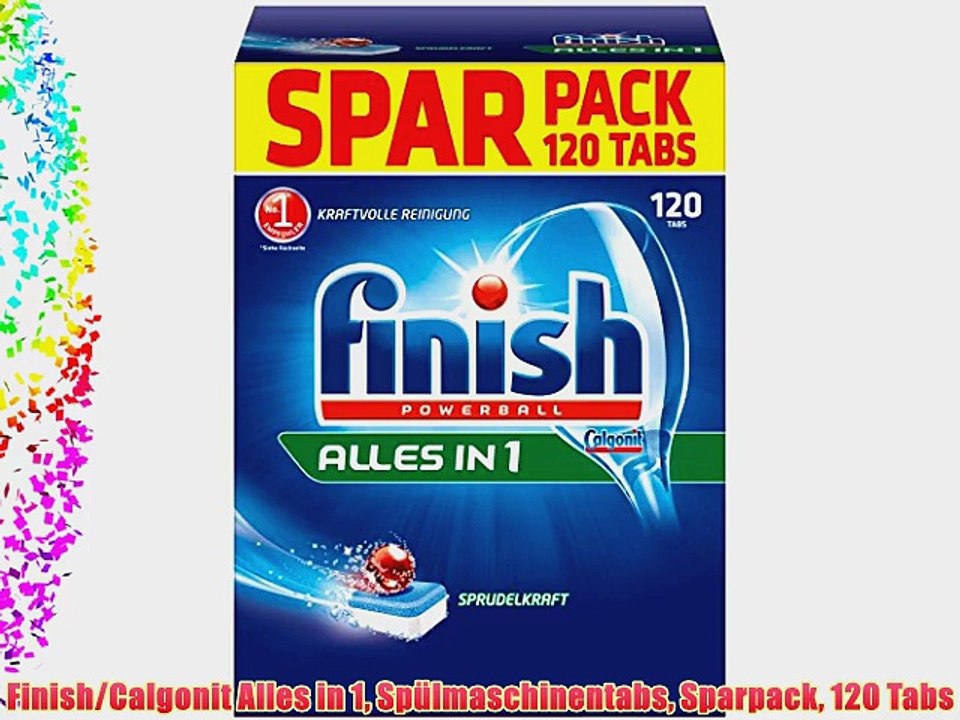 Finish/Calgonit Alles in 1 Sp?lmaschinentabs Sparpack 120 Tabs