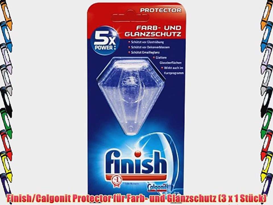 Finish/Calgonit Protector f?r Farb- und Glanzschutz (3 x 1 St?ck)