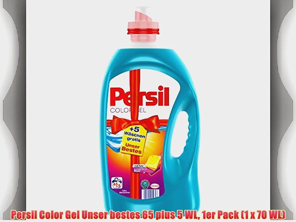 Persil Color Gel Unser bestes 65 plus 5 WL 1er Pack (1 x 70 WL)