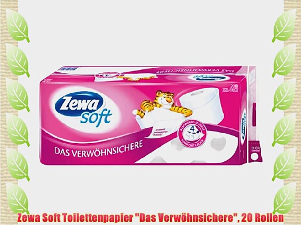 Zewa Soft Toilettenpapier Das Verw?hnsichere 20 Rollen