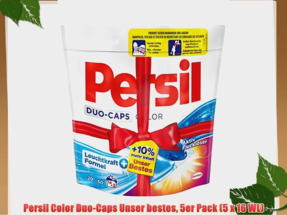 Persil Color Duo-Caps Unser bestes 5er Pack (5 x 16 WL)