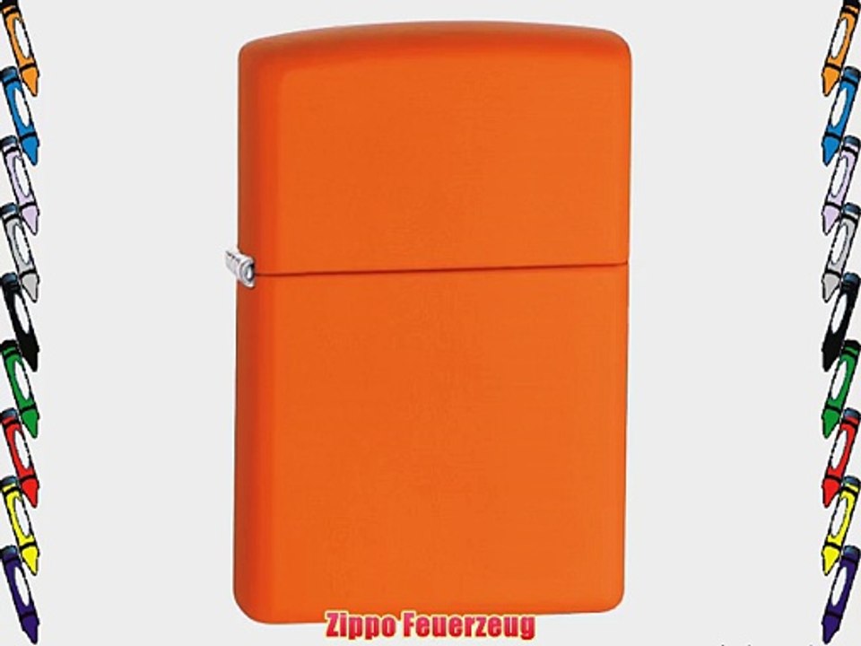 Zippo 1029023 Nr. 231 Orange Matte