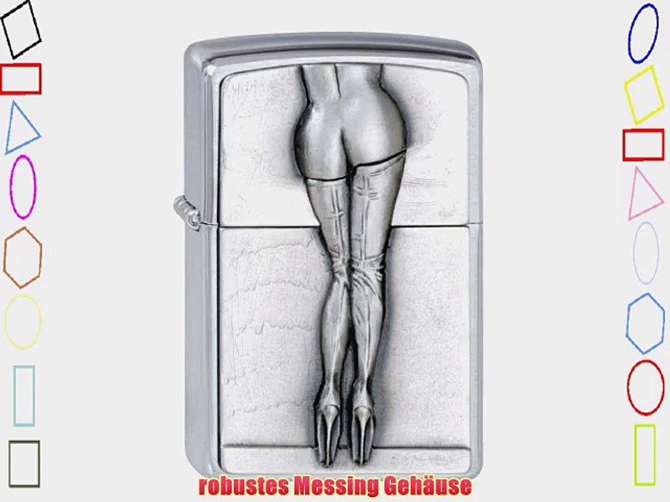 Zippo 2000774 Feuerzeug 200 Overknee Woman Emblem