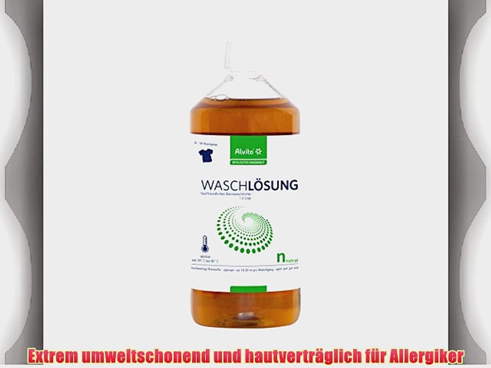 Alvito ?ko Waschl?sung 10 l (Typ Neutral) - F?r Allergiker und Babys