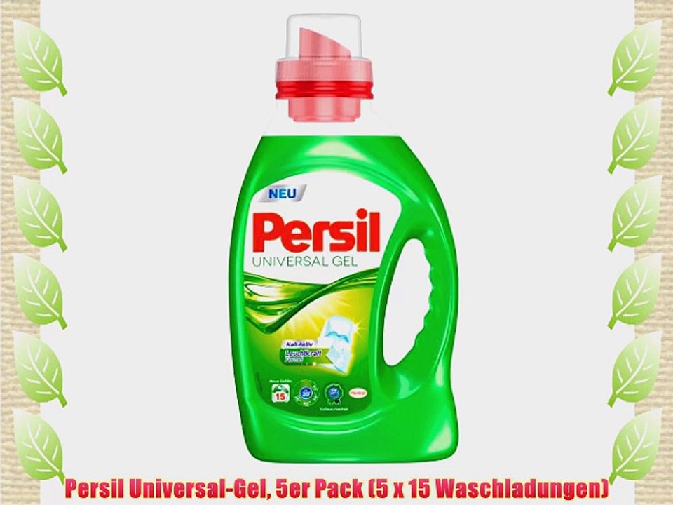 Persil Universal-Gel 5er Pack (5 x 15 Waschladungen)