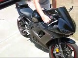 2005 Yamaha R6 w/ no exhaust and with scorpion exhuast pipe