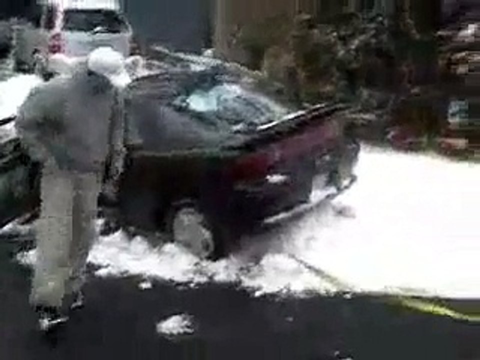 Car Stuck In Snow
