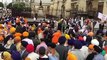 Chardia Kala Sikhs Protest Outside UK Parliament