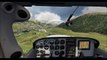[Aerofly FS] Aerofly FS Gameplay - Landing in Samedan (1080p) HD
