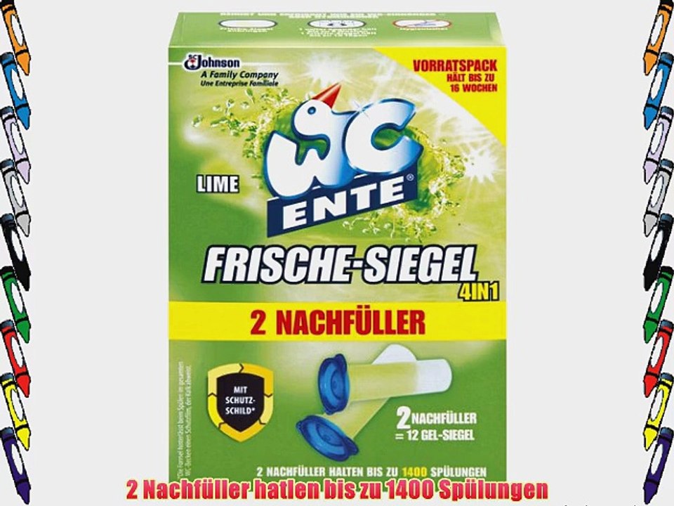 WC Ente Frische Siegel Lime 2 Nachf?ller 5er Pack (5 x 2 x 36 ml)