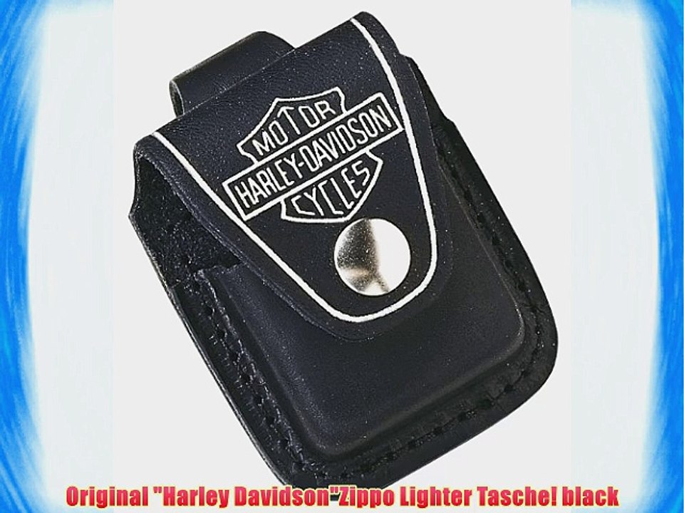 Original Harley DavidsonZippo Lighter Tasche! black