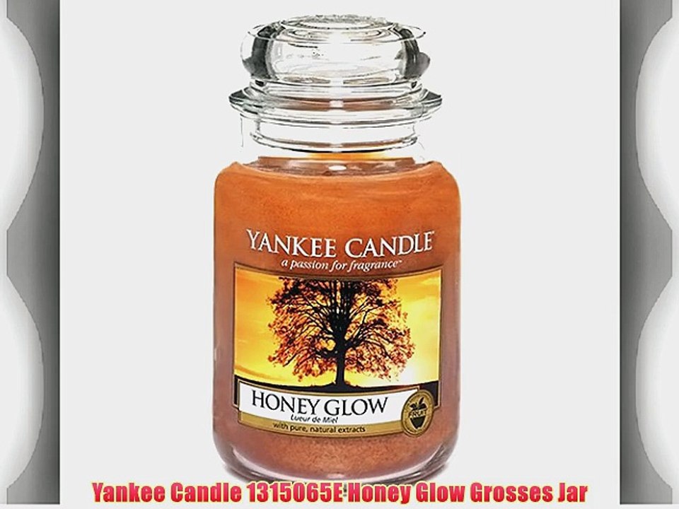 Yankee Candle 1315065E Honey Glow Grosses Jar