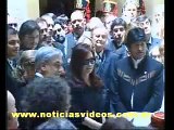 28 de Octubre de 2010 1 La presidenta Cristina Fernández despide a Néstor Kirchner en Casa Rosada