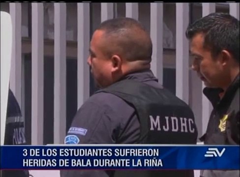 Se realizó reconstrucción de los hechos en que estudiantes resultaron heridos