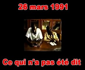 #Mali: Coup d´Etat 26 mars 1991 - Ce qui n´a pas été dit