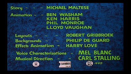 MERRIE MELODIES AUDIO LATINO 1952x10 [Bugs Gossamer] Una horrible pesadilla (Water, water every hare)