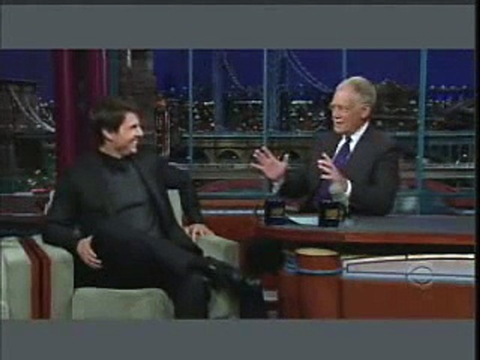 Tom Cruise on David Letterman p1