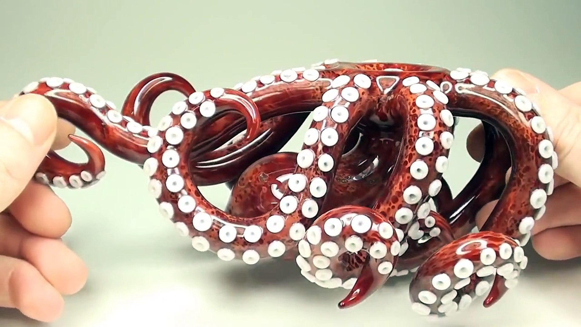 Red Octopus Pipe