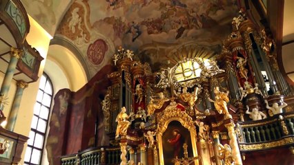 Prospekt ołtarzowo-organowy p.w. Podwyższenia Krzyża Świętego