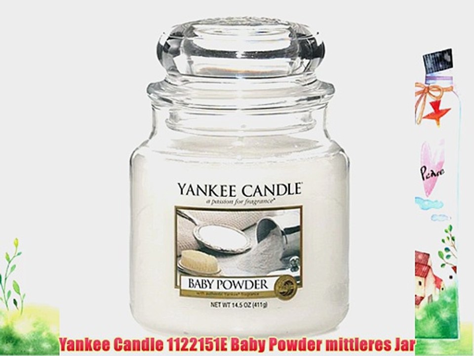 Yankee Candle 1122151E Baby Powder mittleres Jar