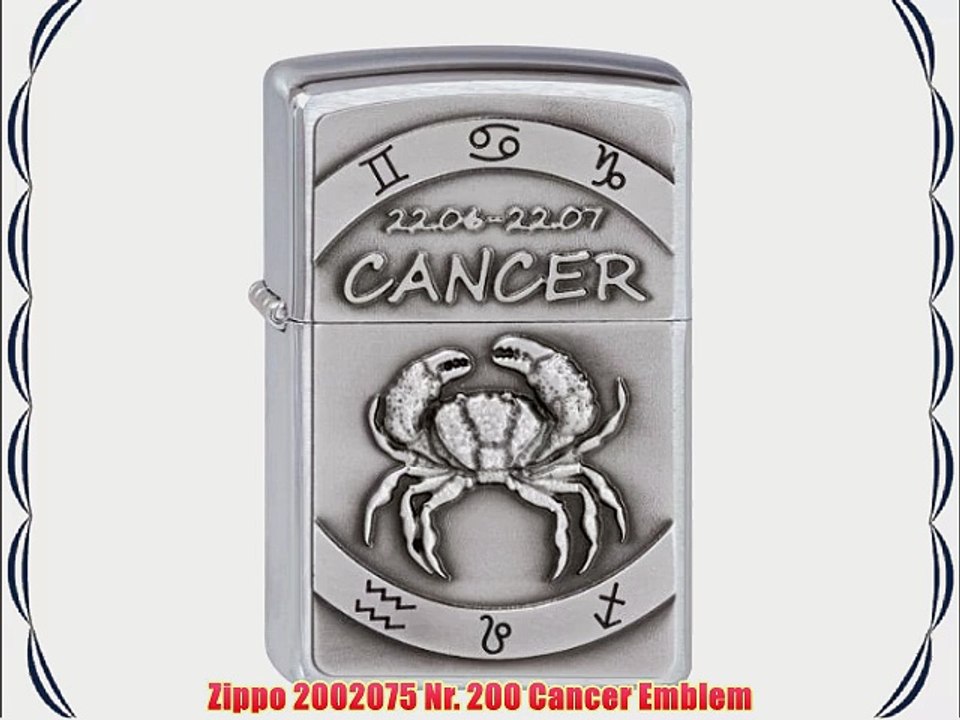 Zippo 2002075 Nr. 200 Cancer Emblem