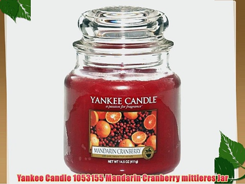 Yankee Candle 1053155 Mandarin Cranberry mittleres Jar