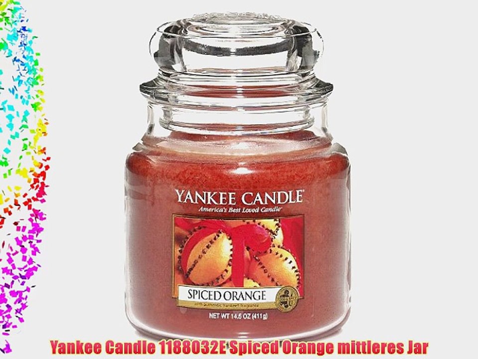 Yankee Candle 1188032E Spiced Orange mittleres Jar