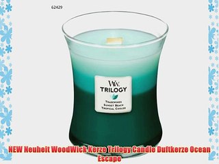 NEW Neuheit WoodWick Kerze Trilogy Candle Duftkerze Ocean Escape