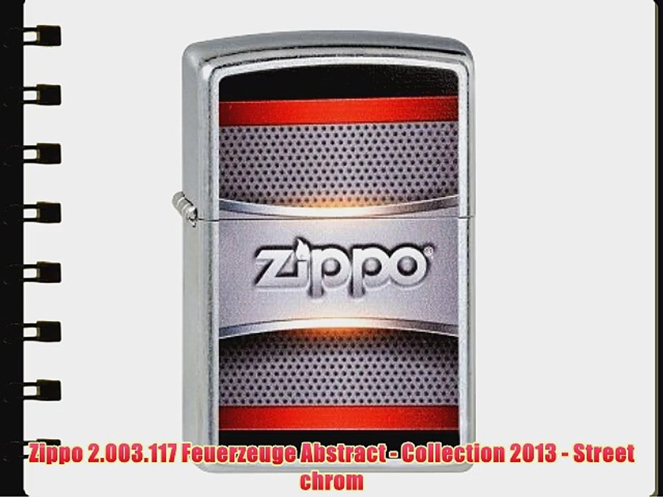 Zippo 2.003.117 Feuerzeuge Abstract - Collection 2013 - Street chrom