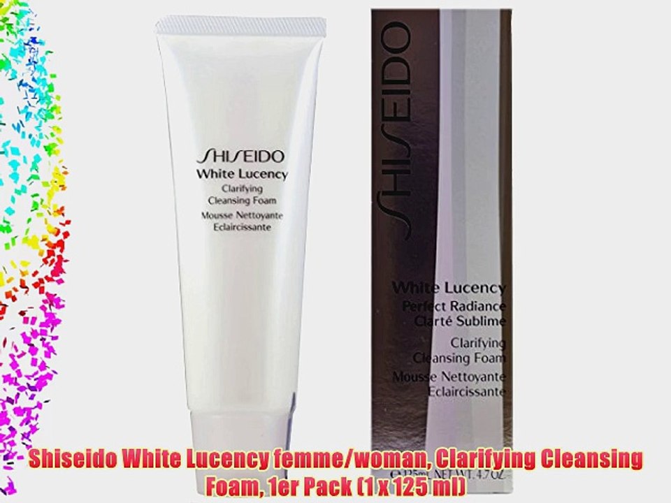 Shiseido White Lucency femme/woman Clarifying Cleansing Foam 1er Pack (1 x 125 ml)