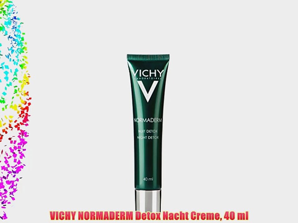 VICHY NORMADERM Detox Nacht Creme 40 ml