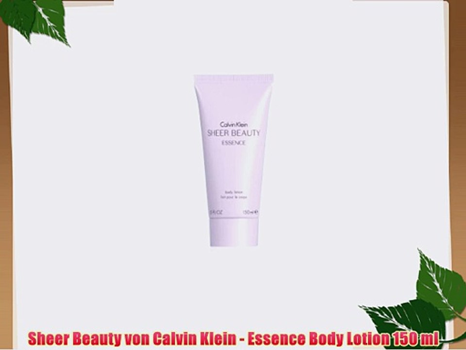 Sheer Beauty von Calvin Klein - Essence Body Lotion 150 ml