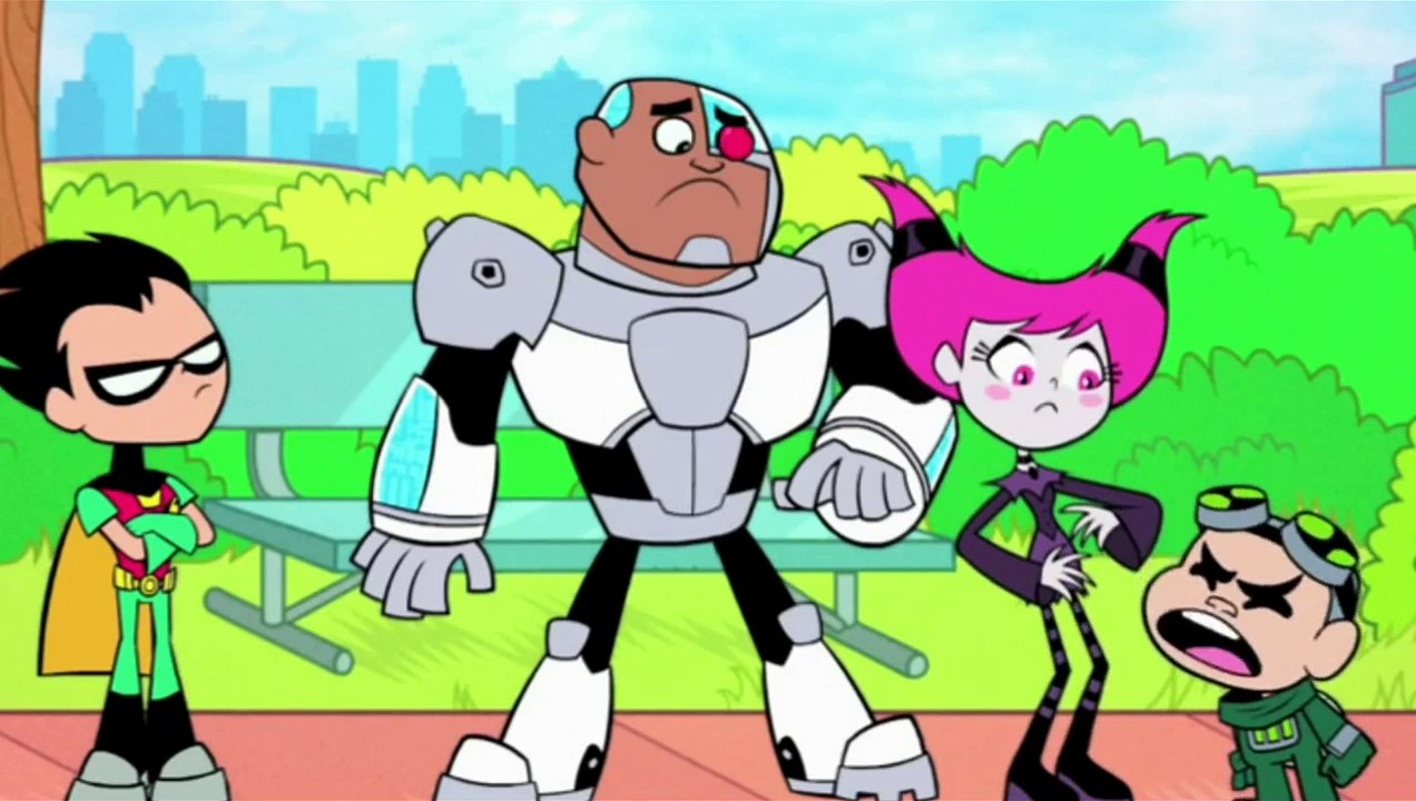 Cyborg & Jinx Caught Dating   Teen Titans Go! Full Cartoon HOT 2015 Funny Video