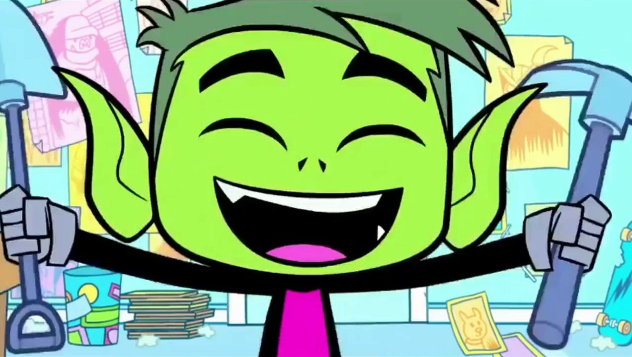 Beast Boy Becomes A Gardener   Teen Titans Go! Full Cartoon HOT 2015 Funny Video