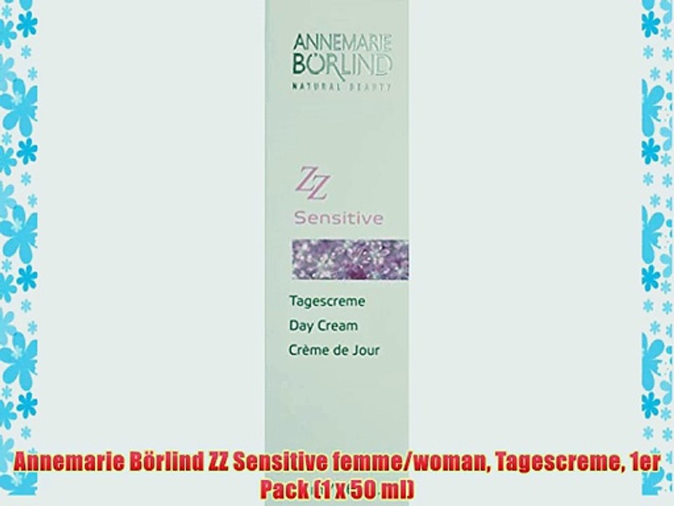 Annemarie B?rlind ZZ Sensitive femme/woman Tagescreme 1er Pack (1 x 50 ml)