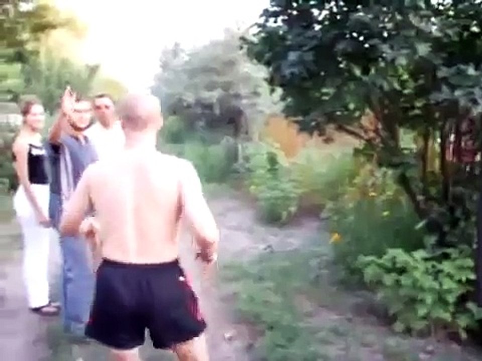 Guy Gets Kicked In The Face